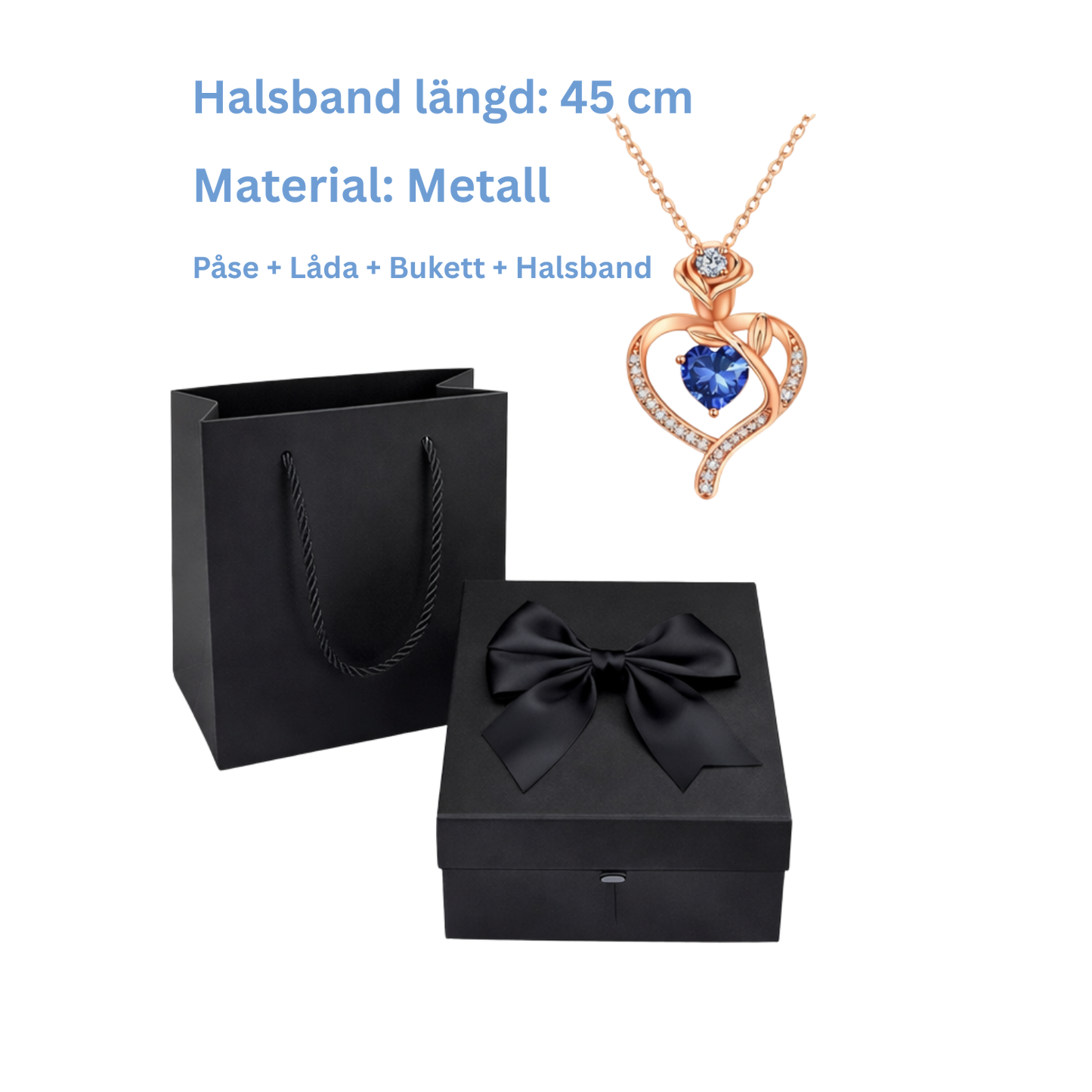 Valentinez™ Rosbukett Med Halsband