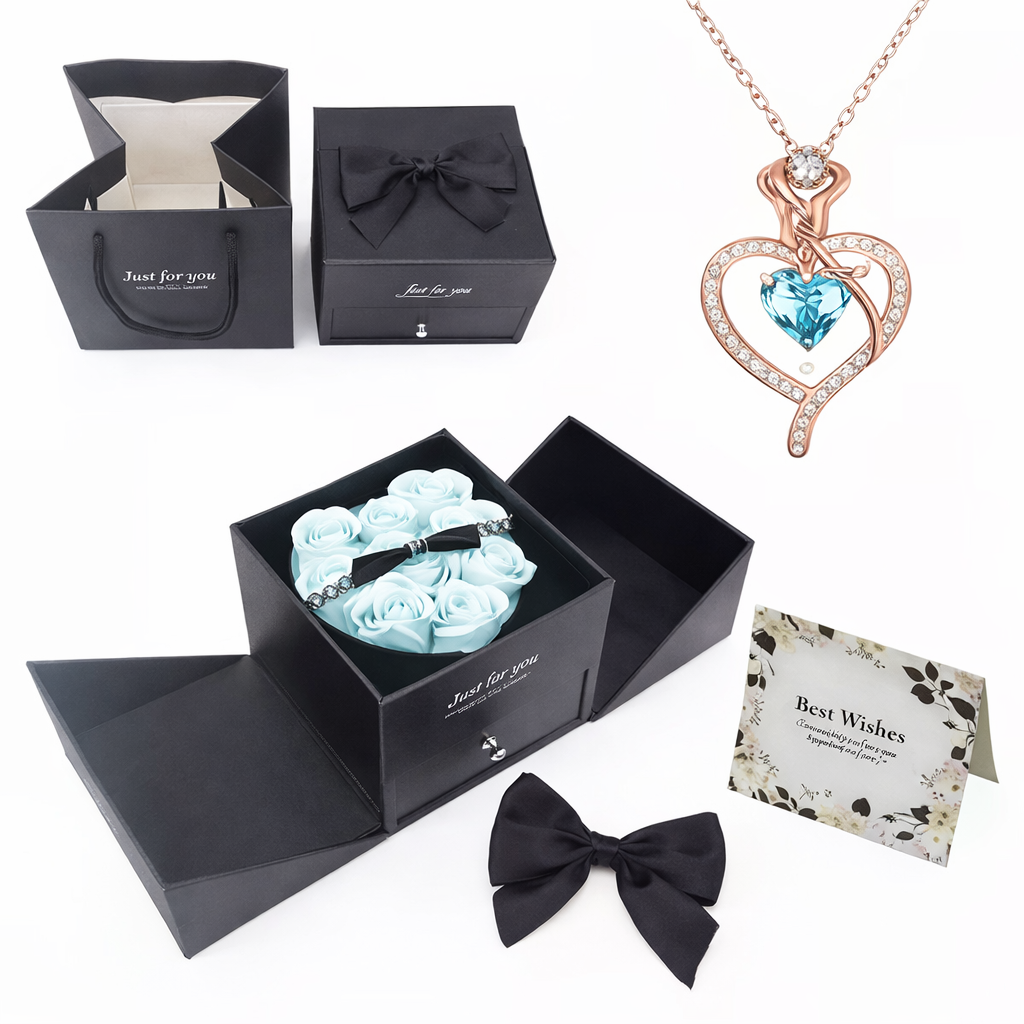 Valentinez™ Rosbukett Med Halsband