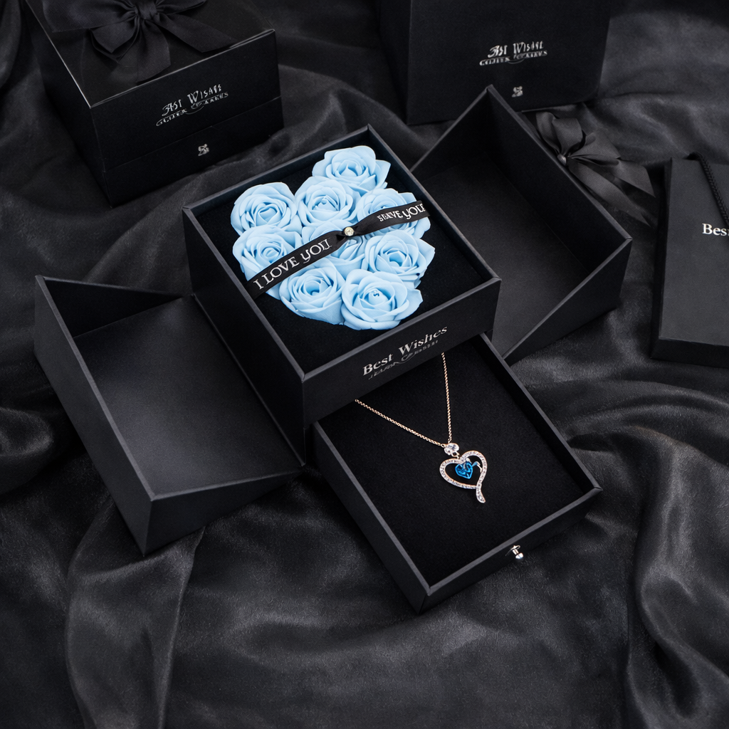 Valentinez™ Rosbukett Med Halsband