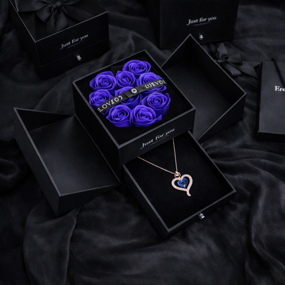 Valentinez™ Rosbukett Med Halsband