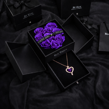 Valentinez™ Rosbukett Med Halsband