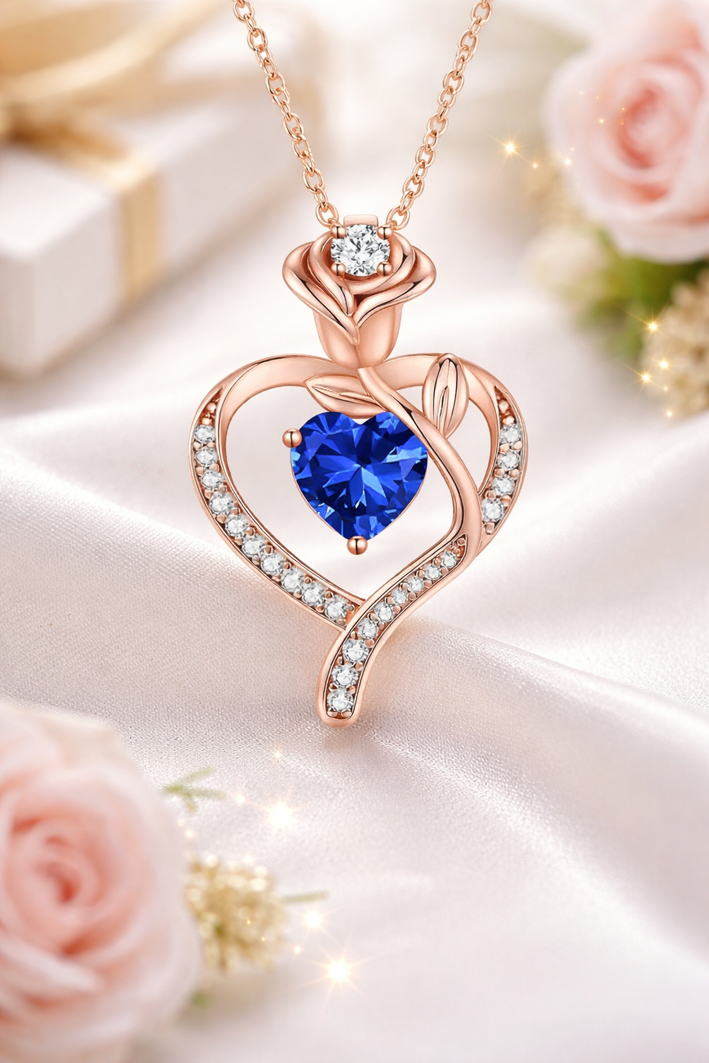 Valentinez™ Rosbukett Med Halsband