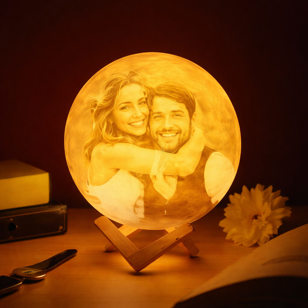 Valentinez™ Månlampa Med Egen Designad Bild