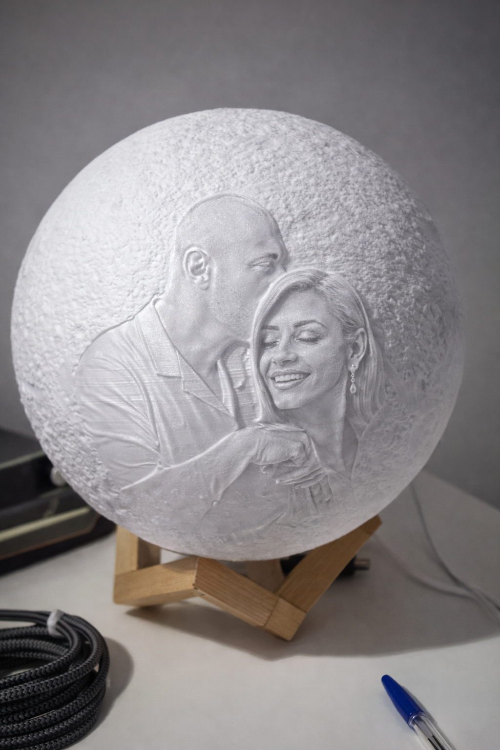 Valentinez™ Månlampa Med Egen Designad Bild