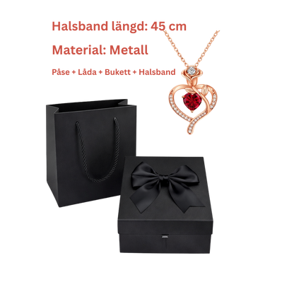 Valentinez™ Rosbukett Med Halsband