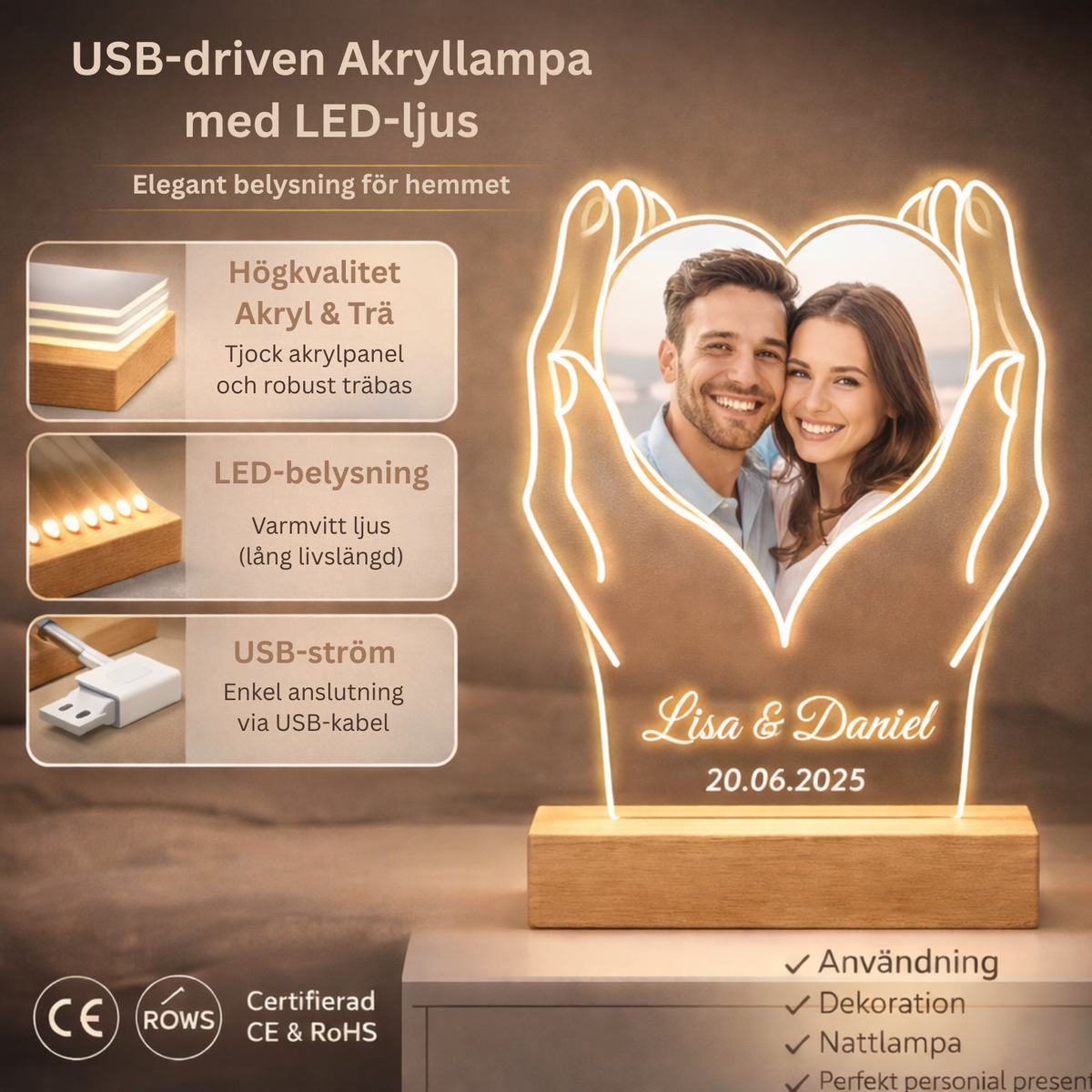 Valentinez™ Lysande Minne