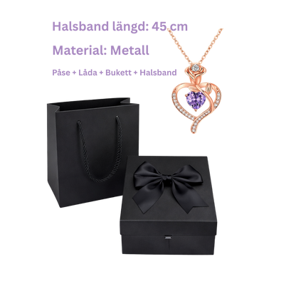 Valentinez™ Rosbukett Med Halsband
