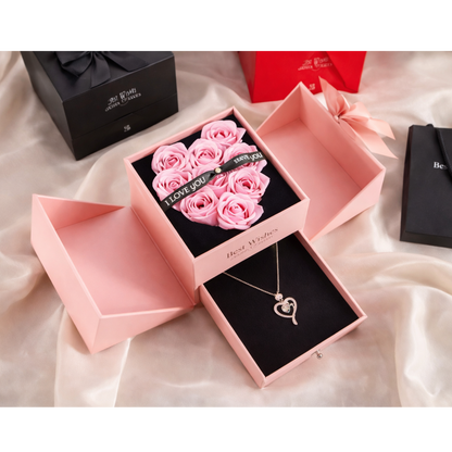 Valentinez™ Rosbukett Med Halsband