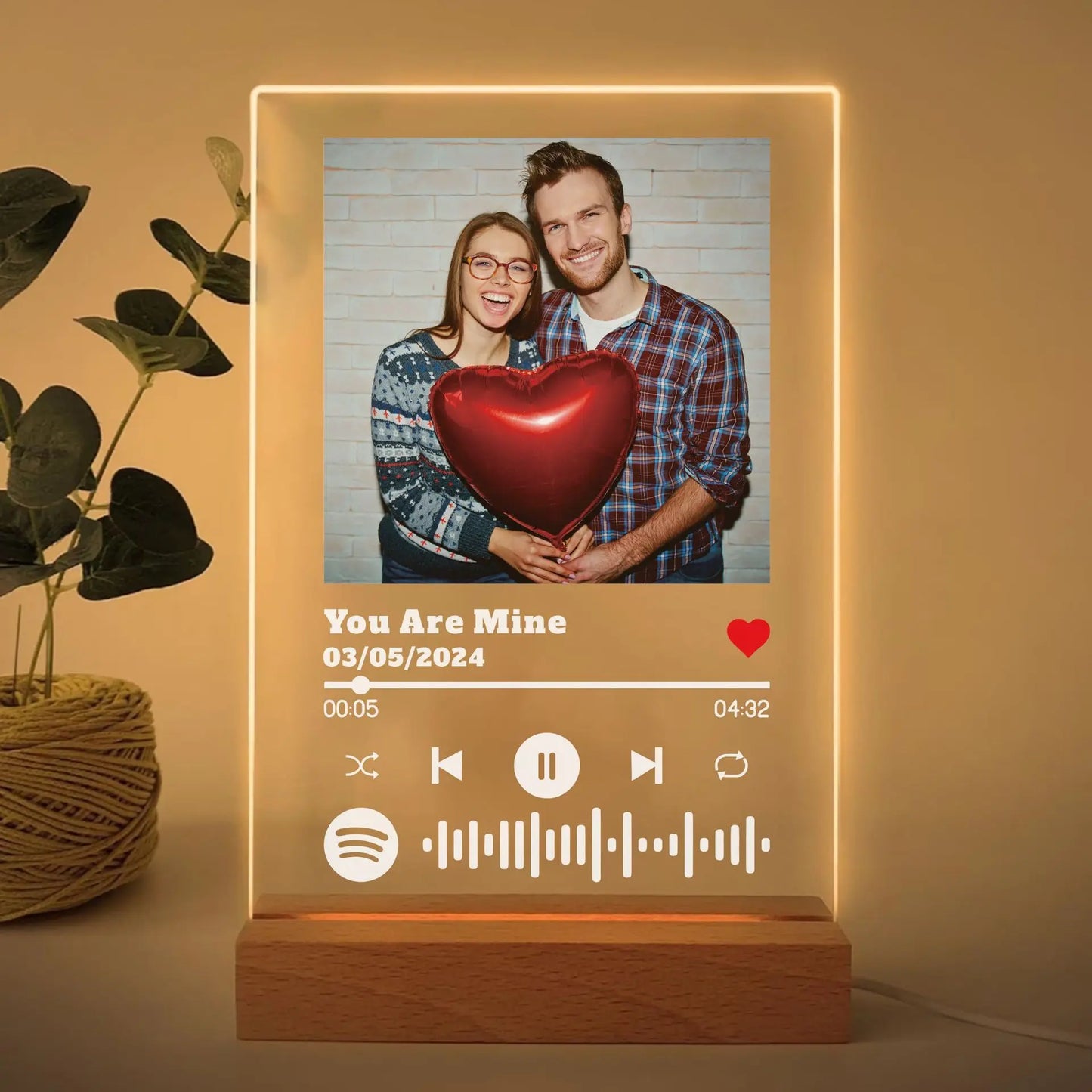 Valentinez™ Spotify Lampa